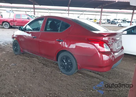 2019 Nissan Versa 1.6 S+ z USA, uszkodzony, nr VIN 3N1CN7AP6KL806646